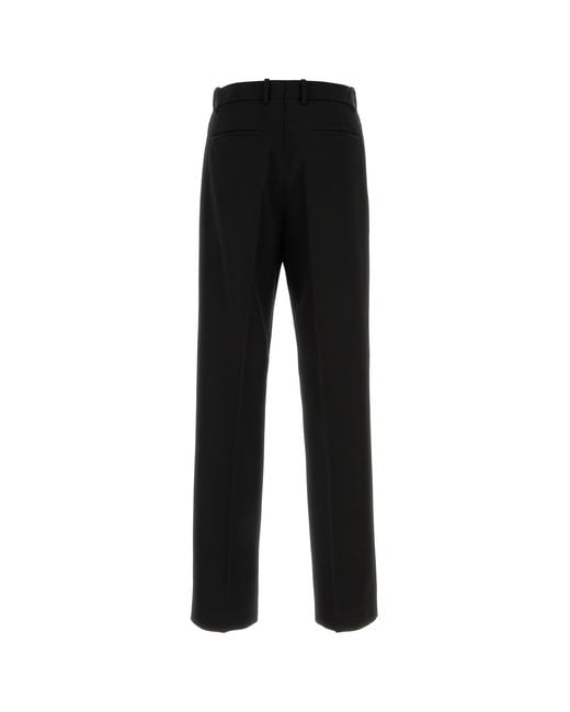 Jil Sander Black Gabardine Pant for men
