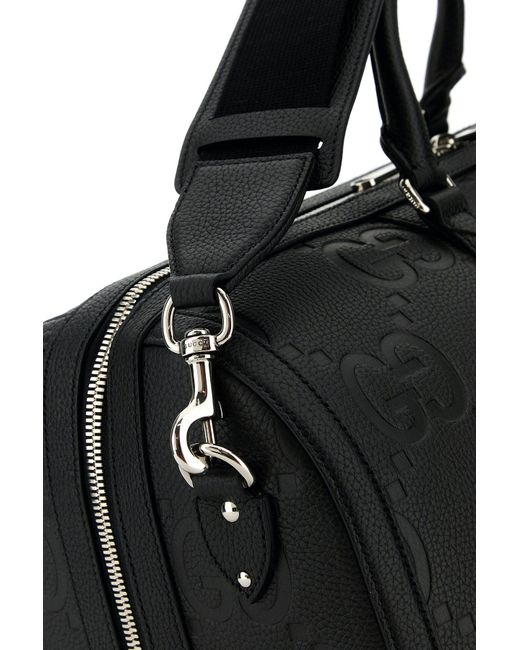 GG JUMBO LEATHER di Gucci in Black da Uomo