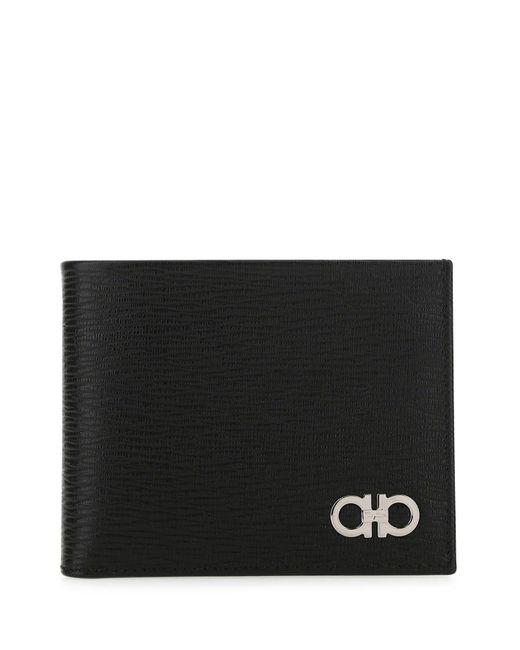 PORTAFOGLIO REVIVAL GANC di Ferragamo in Black da Uomo