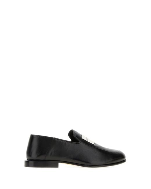 Mocassini Label in pelle nera di Givenchy in Black