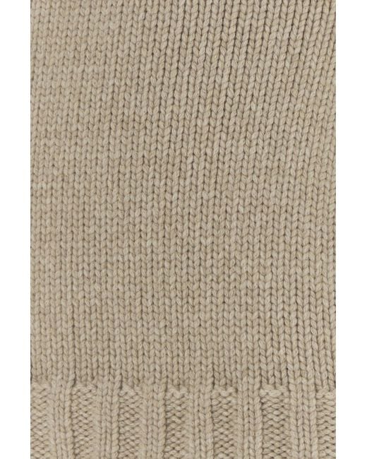 Jil Sander Natural Sand Cashmere Sweater