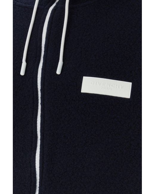 Givenchy Blue Dark Wool Jacket for men