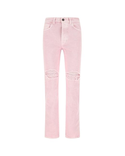 3x1 Pastel Denim Sabina Jeans in Pink | Lyst
