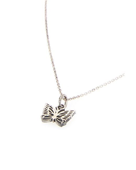 Needles White 925 Silver Necklace for men