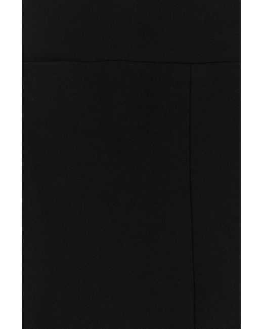 Alaïa Black Stretch Polyester Blend Skirt