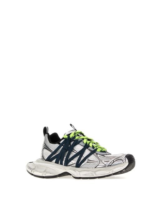 Balenciaga White Mesh And Rubber 3Xl Sneakers for men