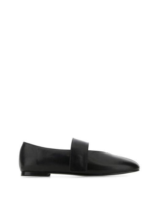Low Classic Leather Mary Jane Ballerinas in Black | Lyst