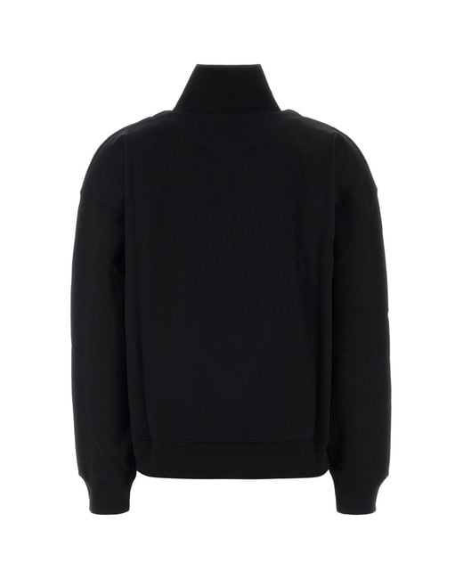 Maison Kitsuné Black Cotton Sweatshirt