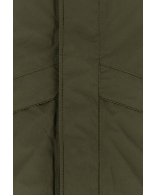 Nanamica Army Green Polyester Down Jacket for men