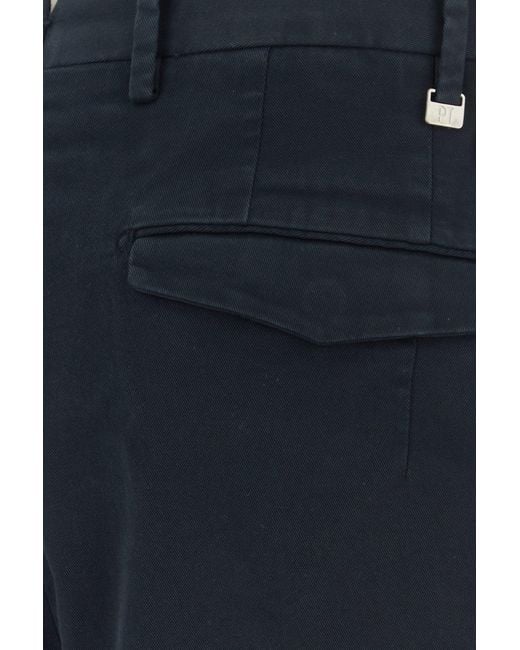 PT Torino Midnight Blue Stretch Cotton Pant for men