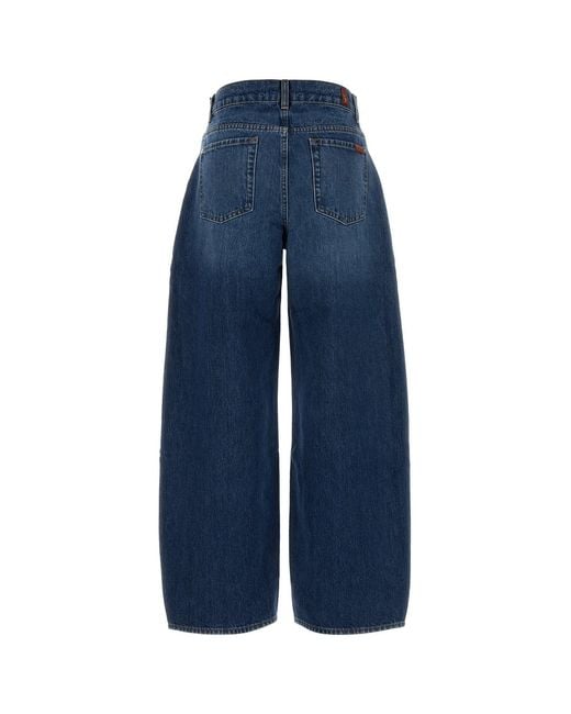 7 For All Mankind Blue Denim Bonnie Jeans