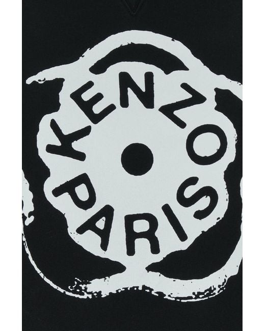 KENZO Black Cotton Sweatshirt