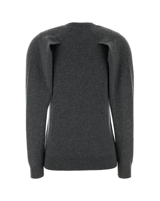 Jil Sander Black Dark Cashmere Sweater