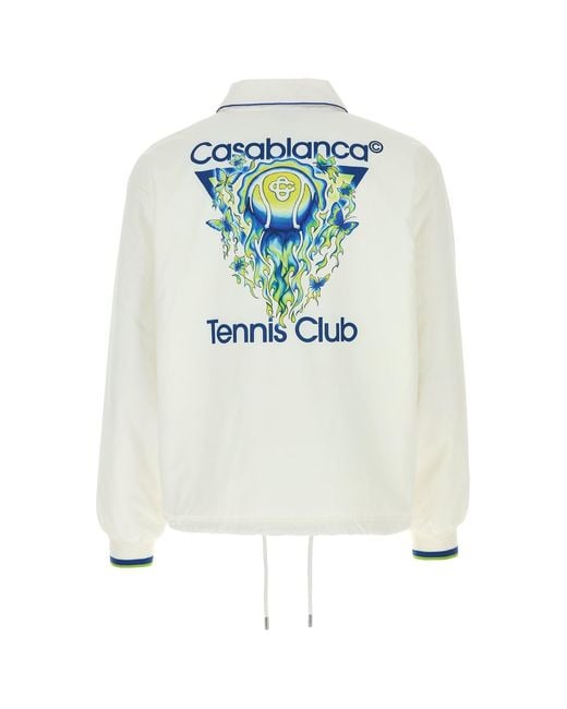 Casablanca White Polyester Jacket for men