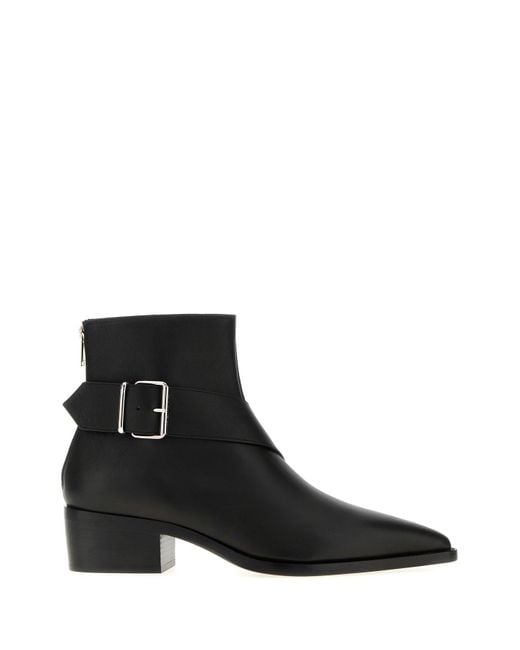 McQueen Black Boots for men