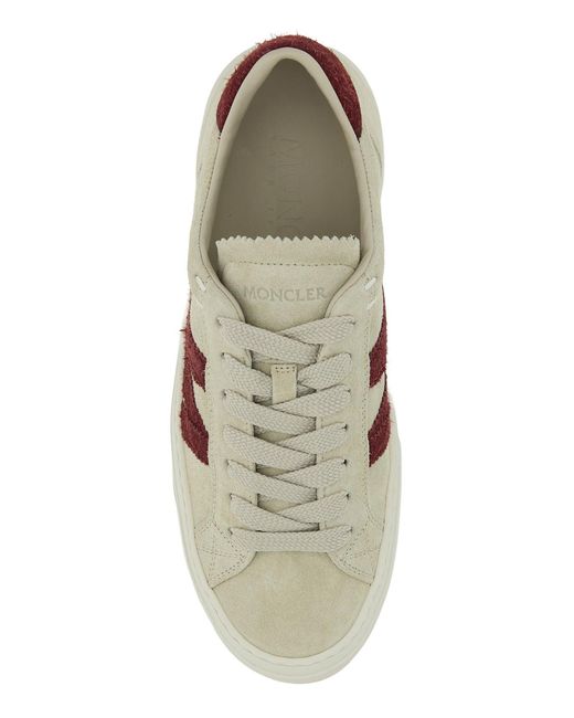 Moncler Multicolor Sand Suede Monaco2 Sneakers