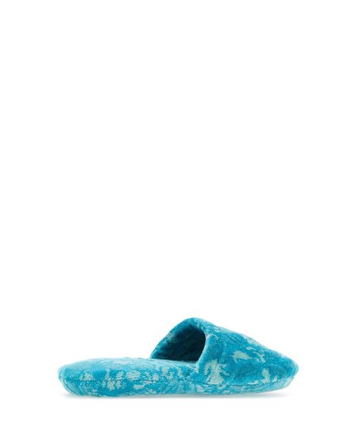 Versace Blue Slippers