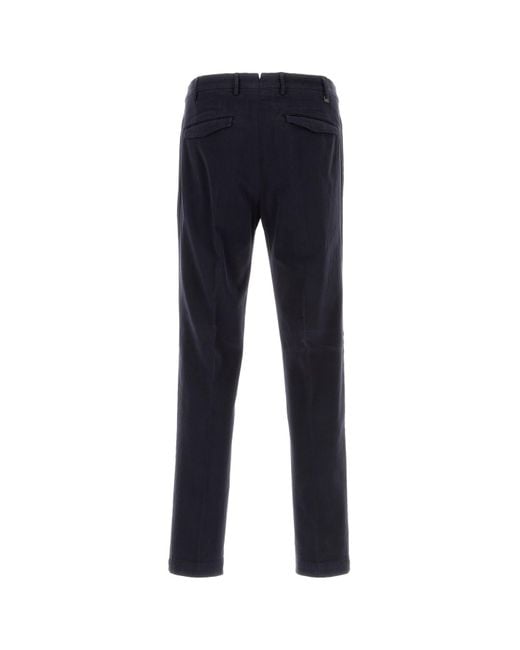 Pantalone in cotone stretch blu scuro di PT Torino in Blue da Uomo