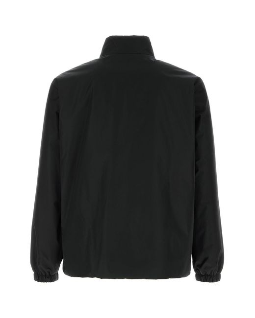 Jil Sander Black Blouson 145 Pd W Logo for men