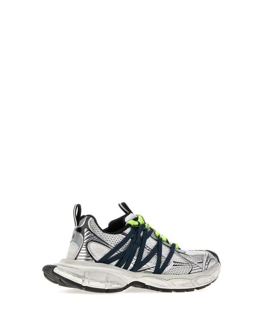 Balenciaga White Mesh And Rubber 3Xl Sneakers for men