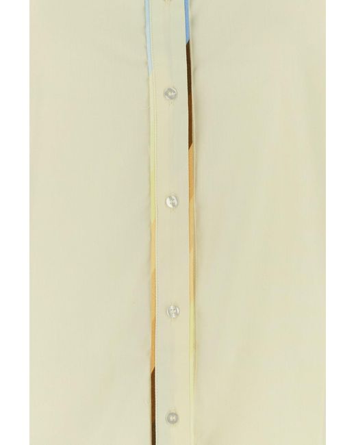 Amotea Multicolor Pastel Yellow Poplin Manu' Shirt