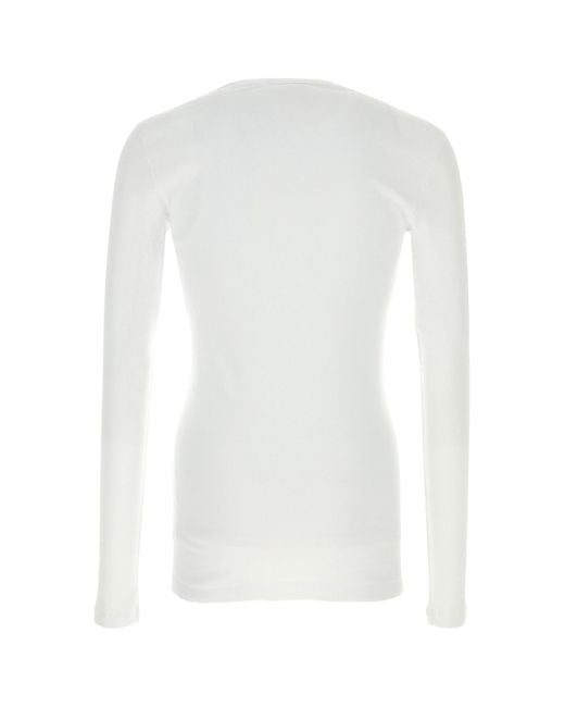 Dolce & Gabbana White Dolce & Gabbana Stretch Cotton T-Shirt for men
