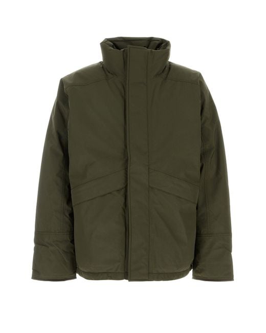 Nanamica Army Green Polyester Down Jacket for men