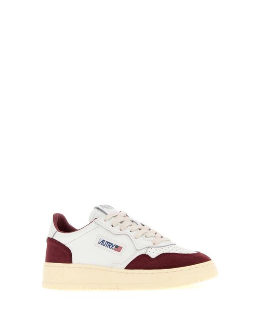 Autry White Leather Medalist Sneakers