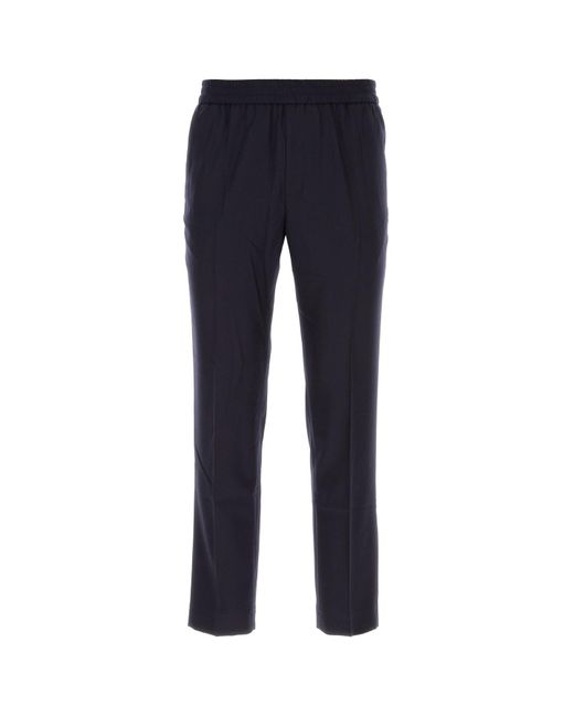 Harmony Midnight Blue Wool Paolo Pant for men