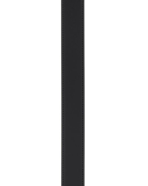Montblanc Black Leather Reversible Belt for men