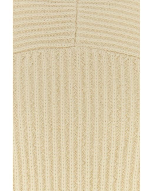 Mordecai Natural Ivory Wool Sweater for men