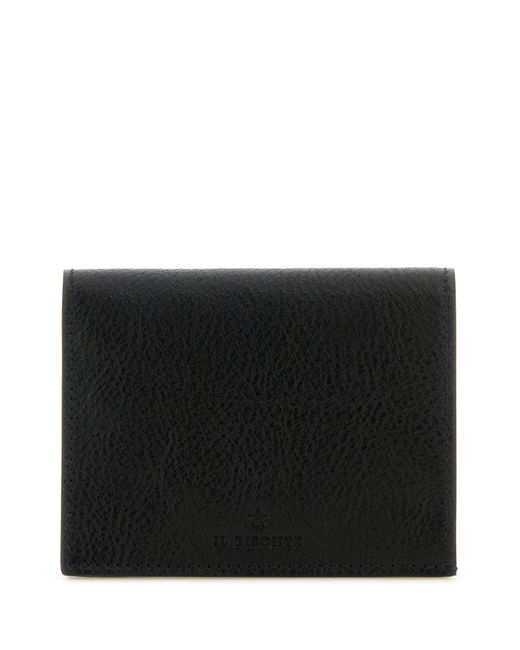 Il Bisonte Black Leather Wallet