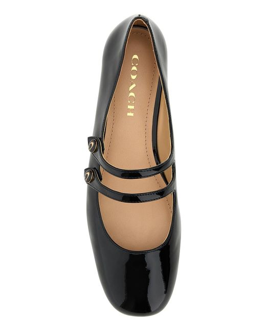 Ballerine Winley in pelle nera di COACH in Black