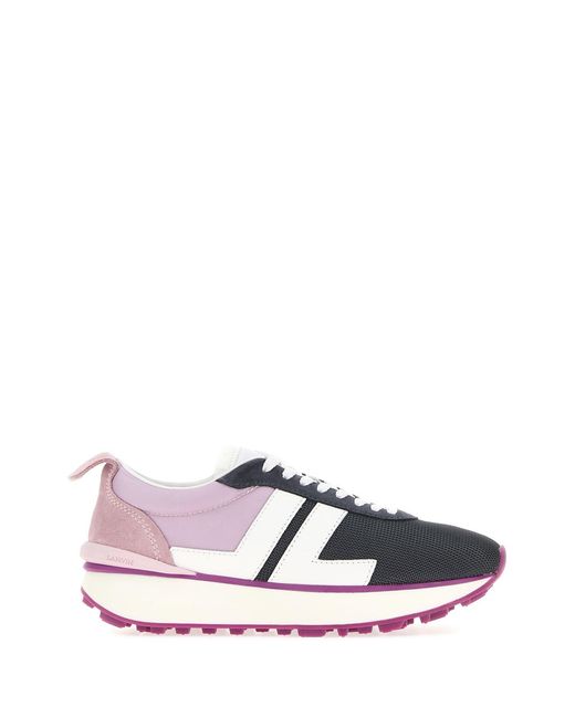 Lanvin Multicolor Color Block Sneakers