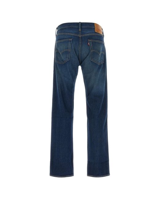 Jeans 501® Original in denim stretch di Levi's in Blue da Uomo