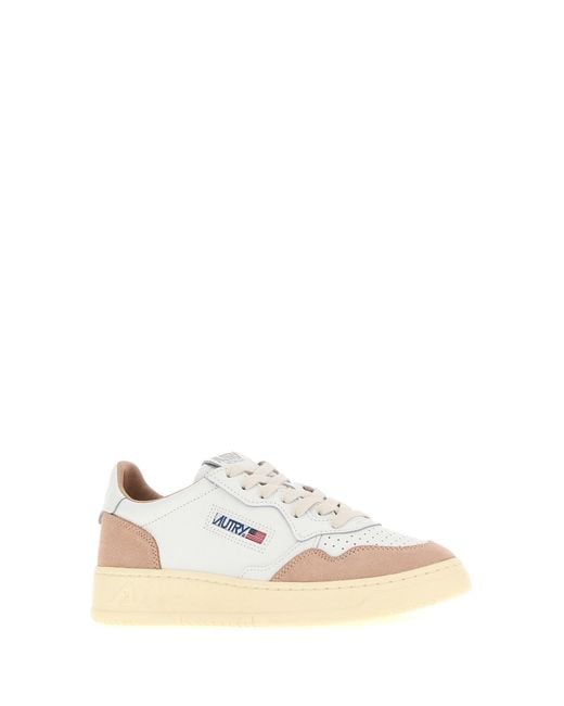 Autry White Leather Medalist Sneakers