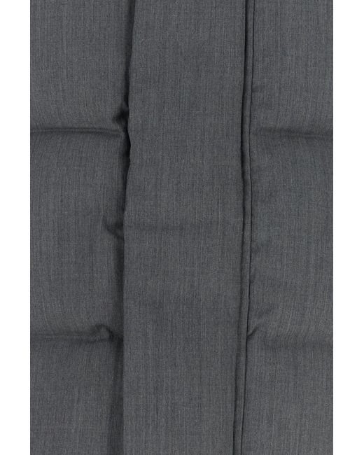 Entire studios Gray Dark Grey Wool Down Jacket