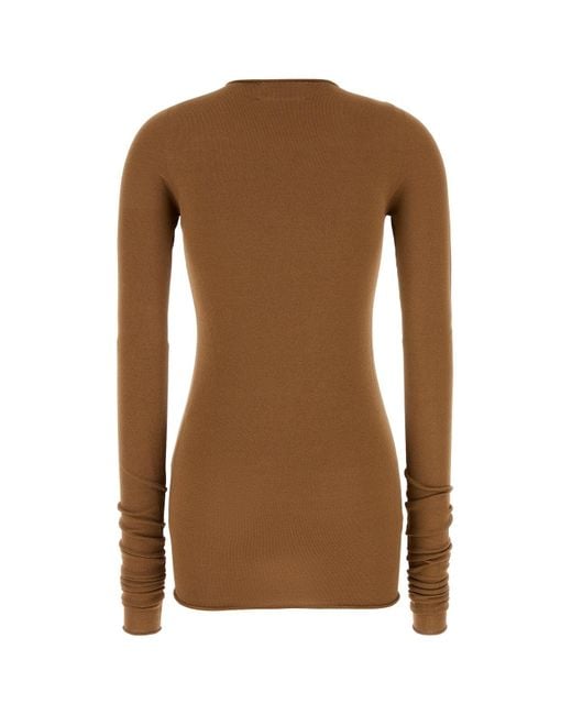 ARMARIUM Brown Caramel Viscose Blend Sita Top