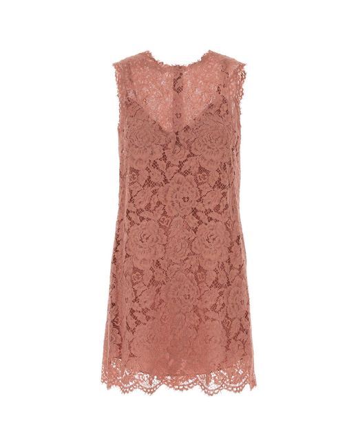 chinese dress ladies Lace Dress | DOLCE & GABBANA