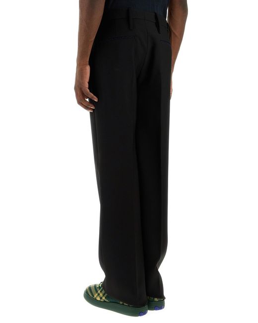 Burberry Black Wool Pant for men