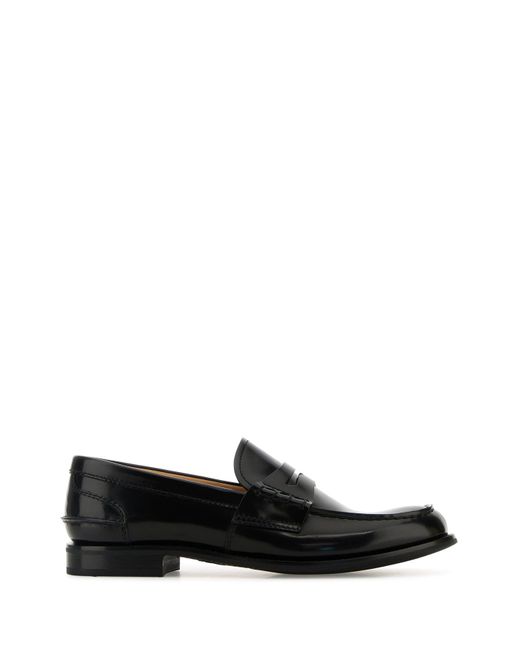 Mocassini Pembley in pelle nera di Church's in Black