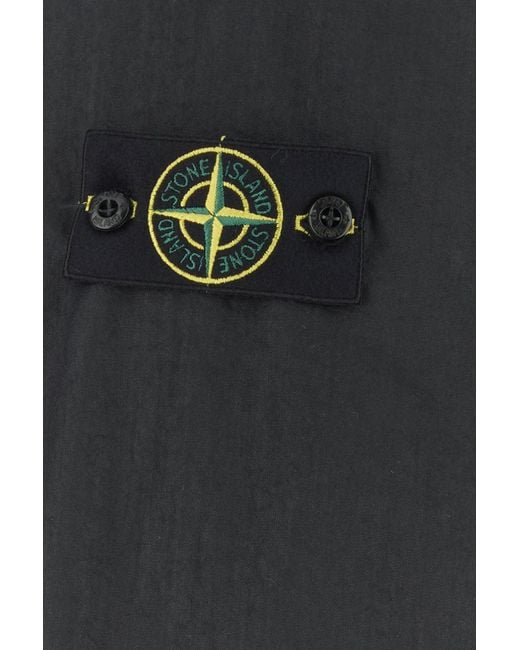 Stone Island Black Jacket for men