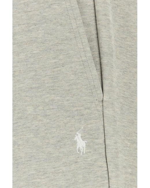 Polo Ralph Lauren Gray Solid Track Pants for men
