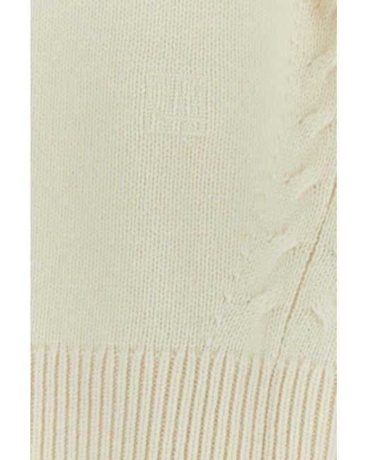 Tシャツ・カットソー CAMILLA AND MARC Ivory Wool Blend Ash Oversize Sweater Camilla & Marc Ivory Wool Blend Ash Oversize Sweater in