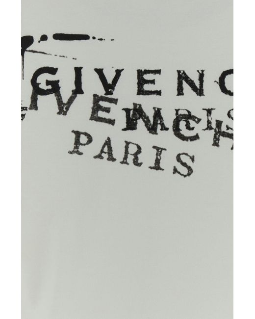 Givenchy White Cotton T-Shirt
