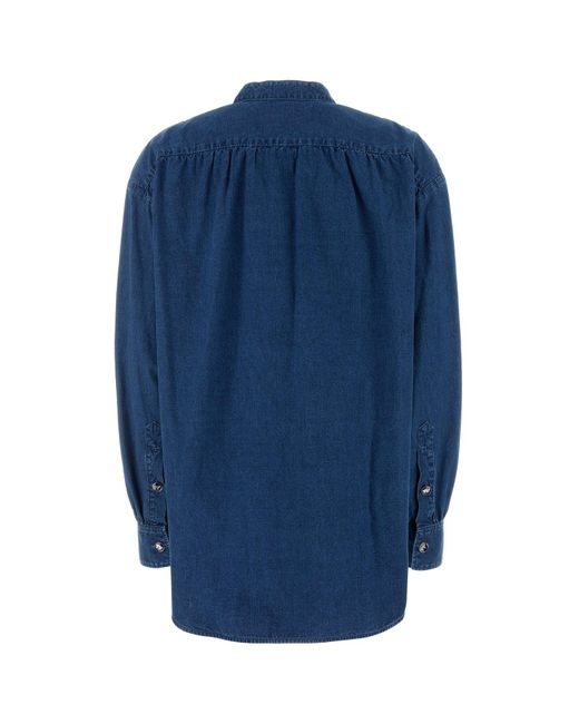 Valentino Garavani Blue Denim Blouse