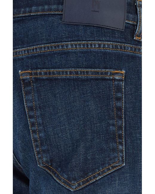 PT Torino Blue Stretch Denim Jeans for men