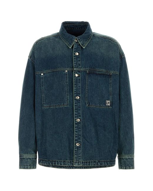 Camicia in denim di Wooyoungmi in Blue da Uomo