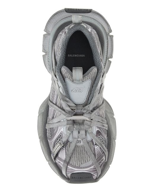 Balenciaga Gray Rubber And Fabric 3Xl Extreme Sneakers
