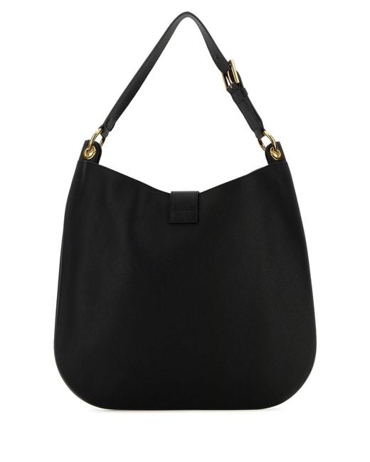 Tom Ford Black Leather Shoulder Bag